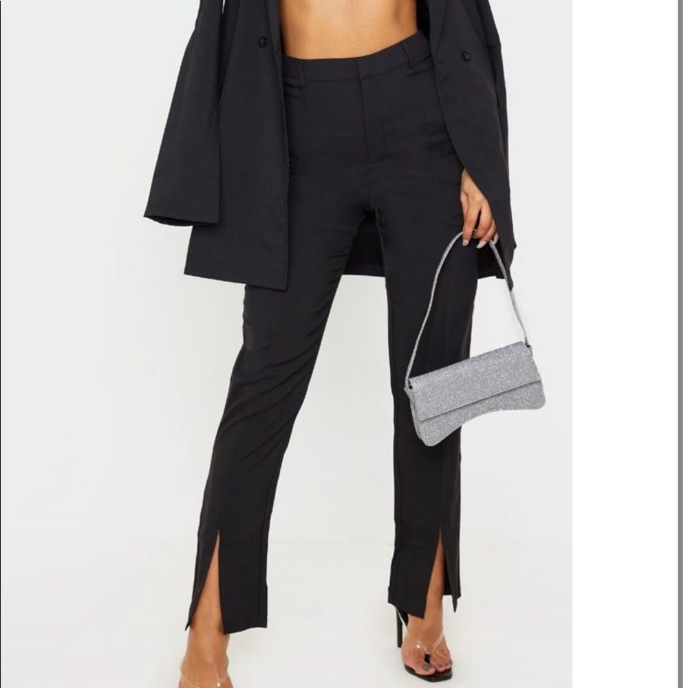 PLT Straight Leg Split Hem Pant
